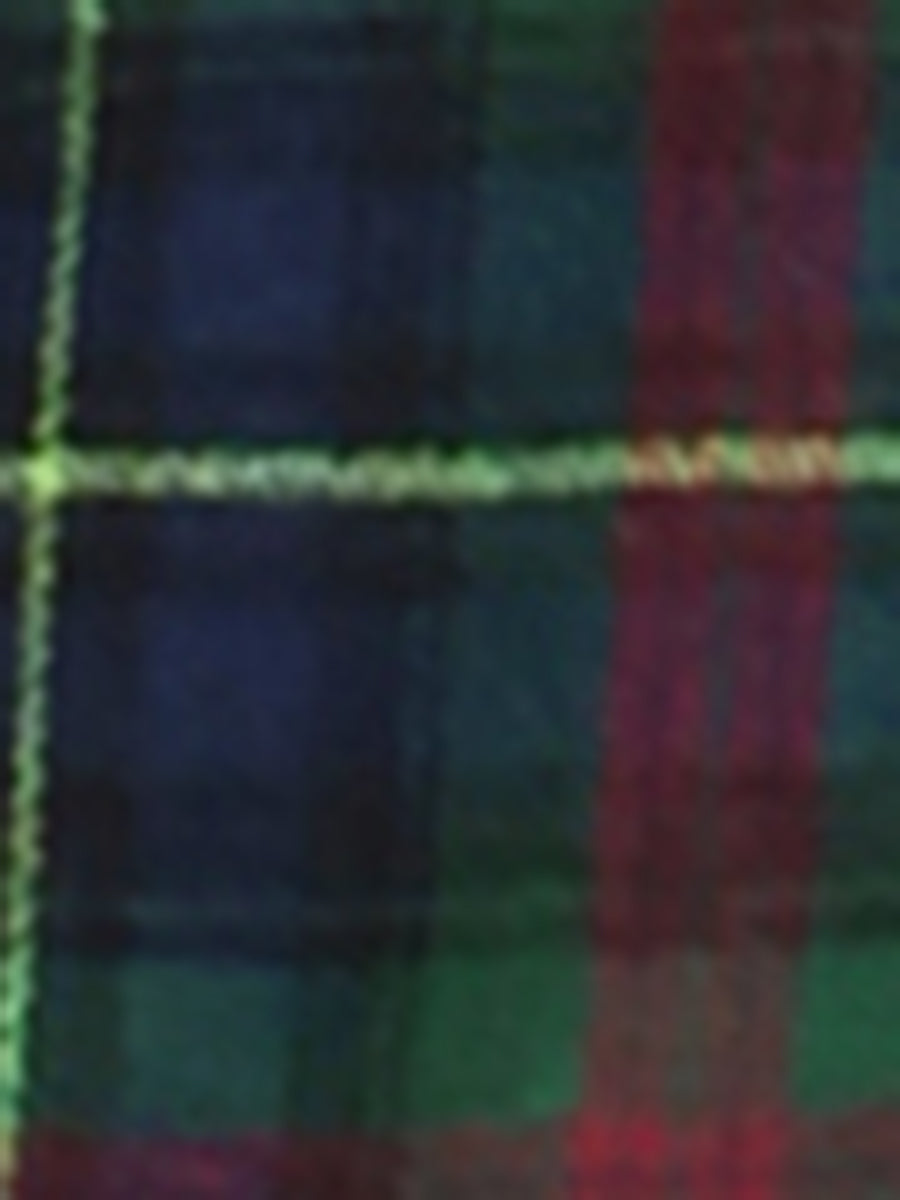 Plaid Tartan Button Decor A-Line Pinafore Overall Dress