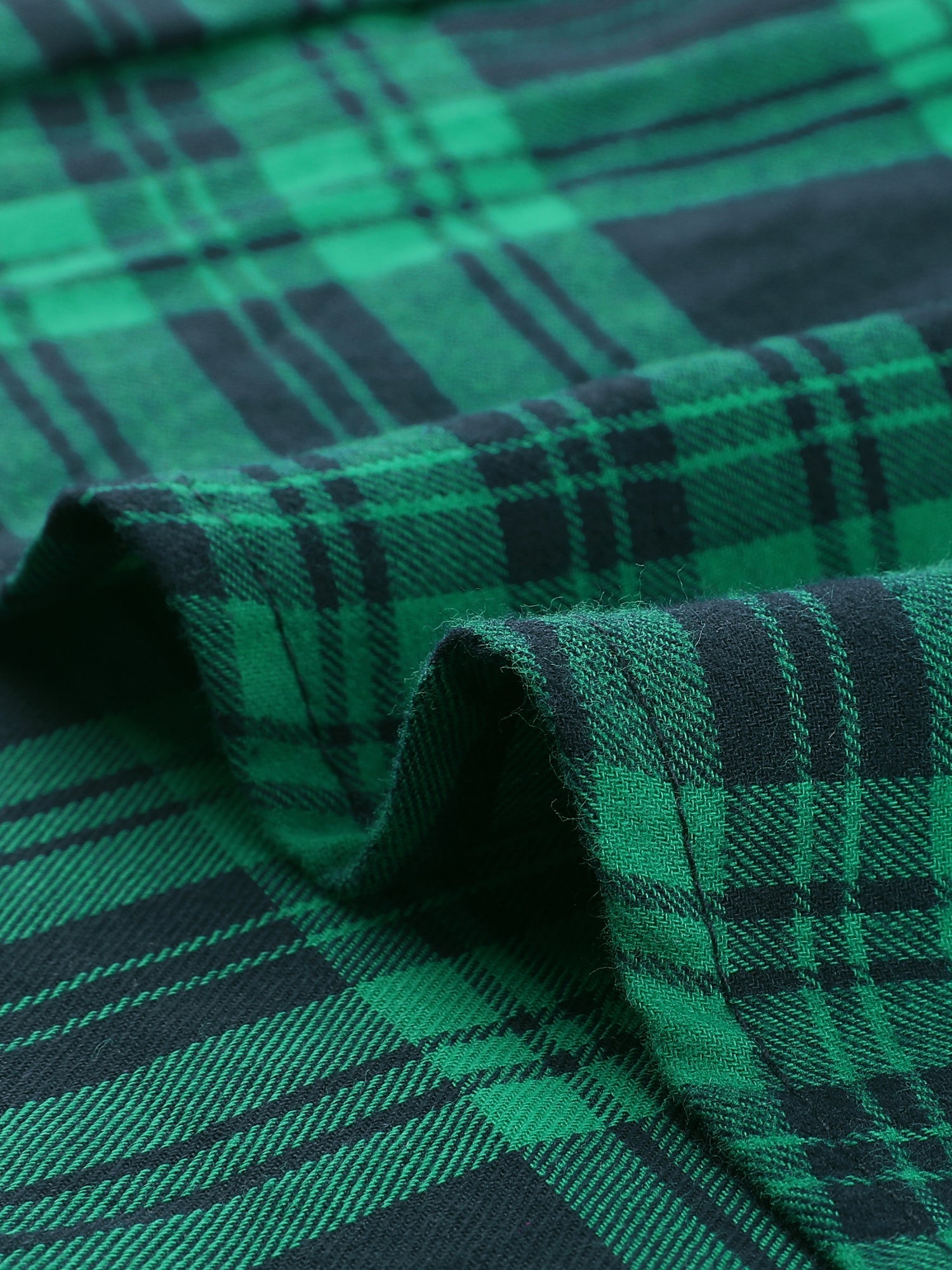 Cotton Classic Button Down Plaid Short Sleeve Shirt