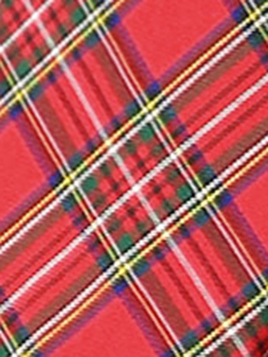 Christmas Tartan Plaid High Waist Belted Vintage A-Line Midi Skirt