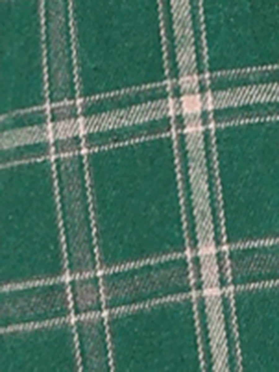Cotton Classic Button Down Plaid Short Sleeve Shirt