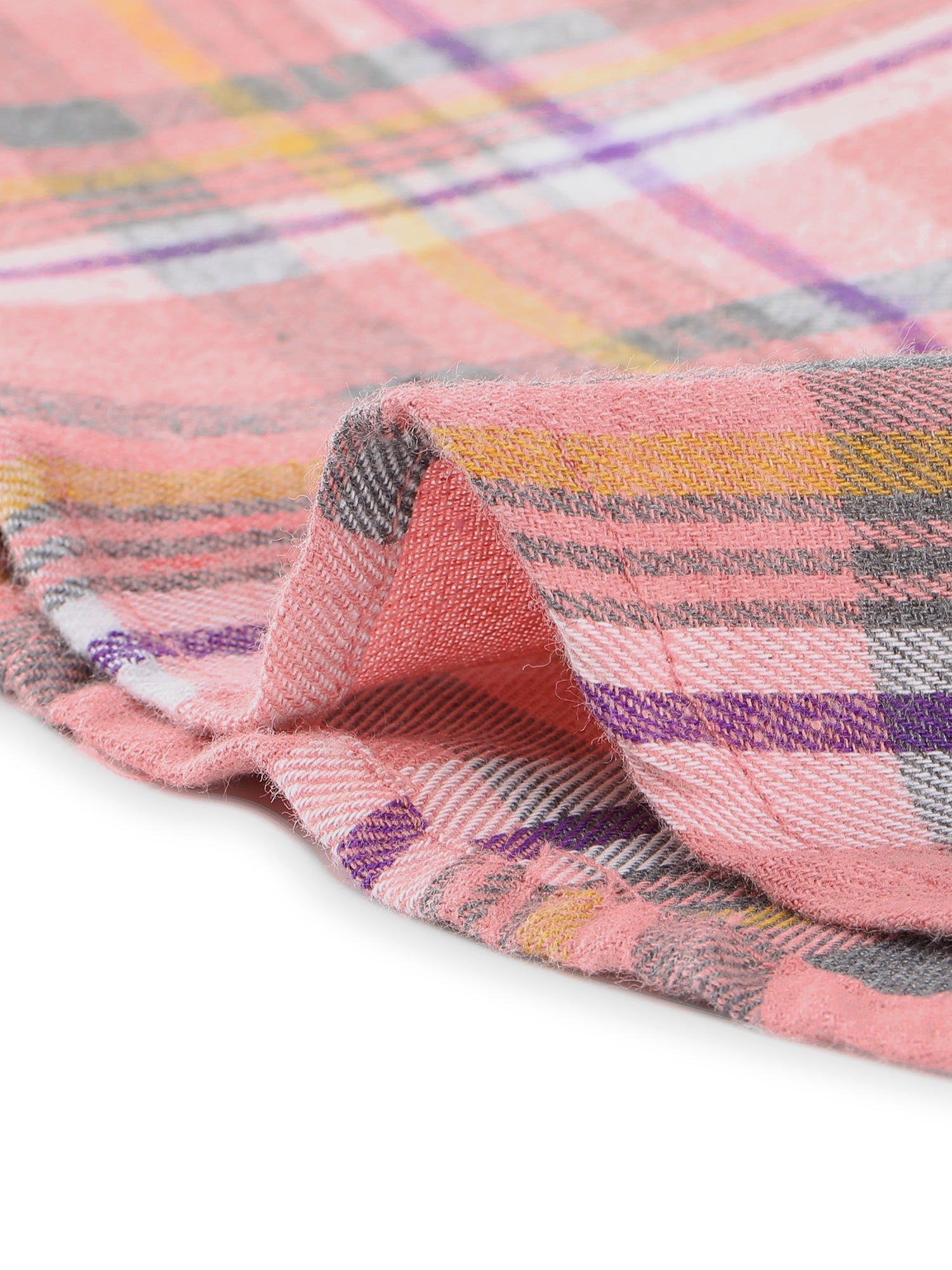 Button Down Cotton Classic Western Plaid Shirt