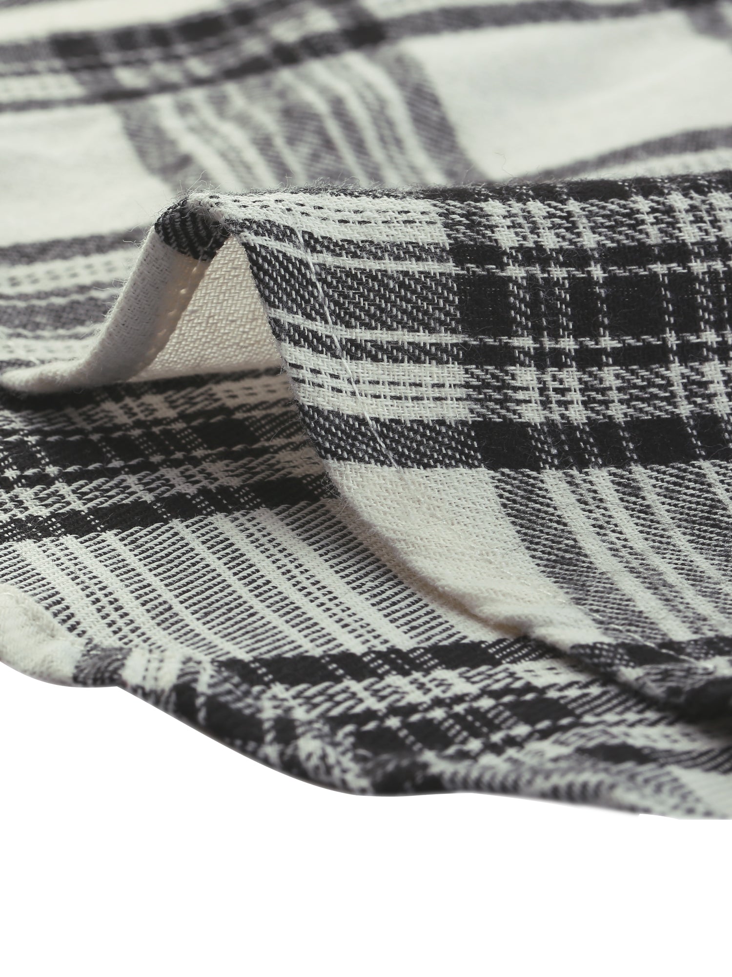 Classic Plaid Button Down Short Sleeve Shirt