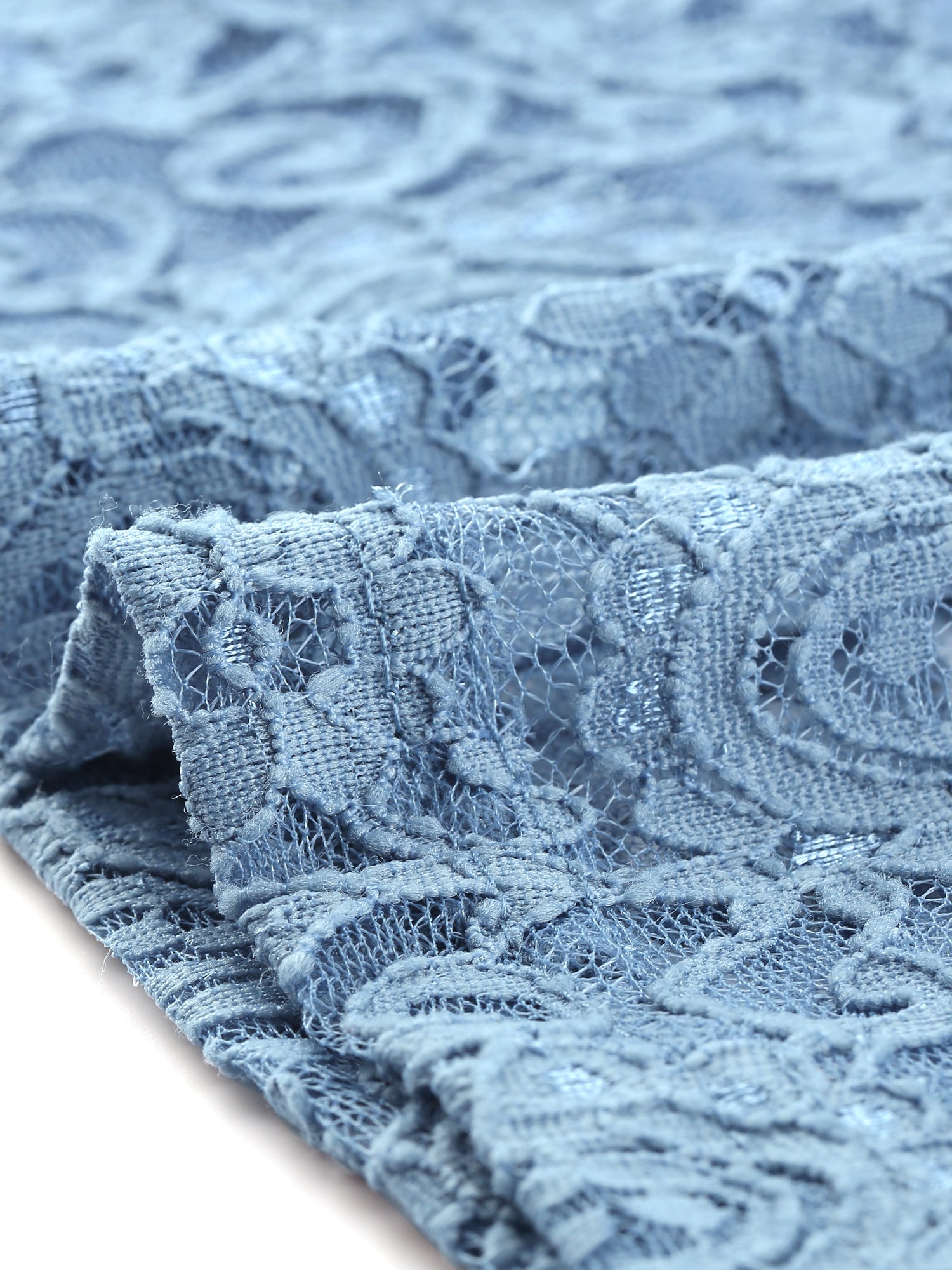 See Through Long Sleeve Turtleneck Sheer Floral Lace Blouse