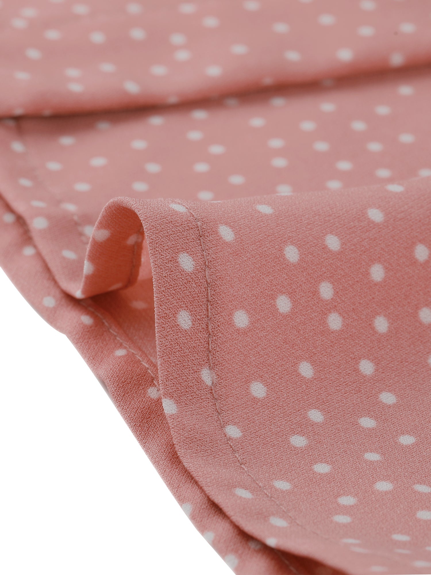 Polka Dot Peter Pan Collar Rockabilly Puff Short Sleeve Shirt