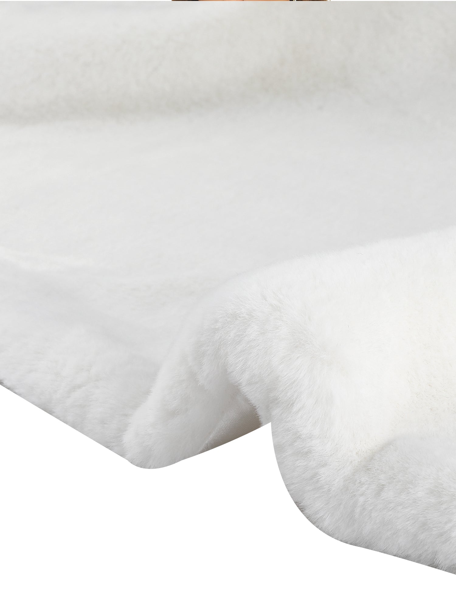 Elegant Faux Fur Shawl Stole Bow Tie Bridal Shrugs