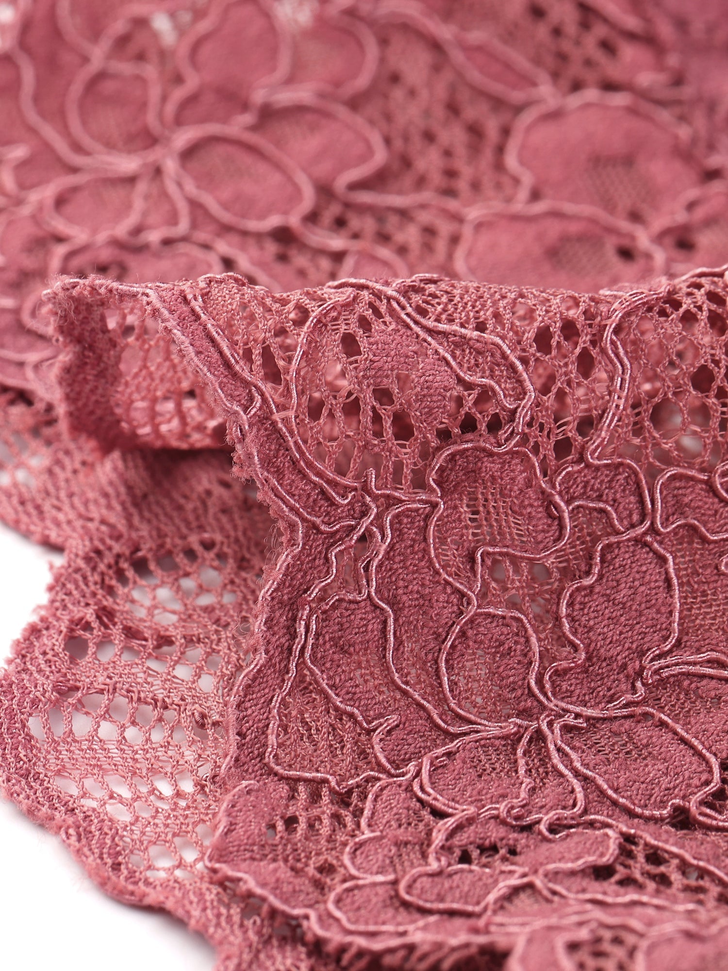 Sheer Floral Elegant 3/4 Sleeve Lace Shrug