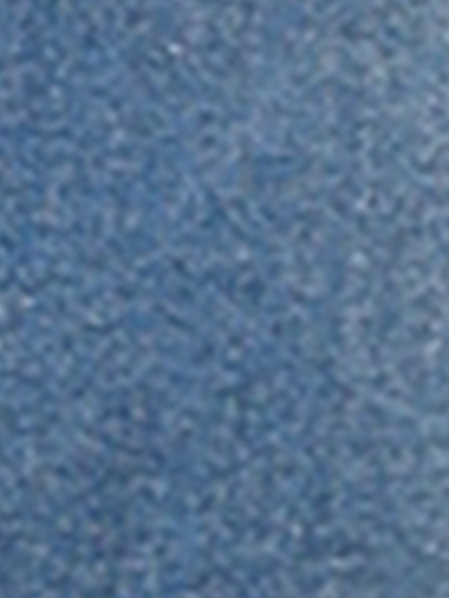 Casual High Waist Back Slit Stretch Denim Midi Jean Skirt