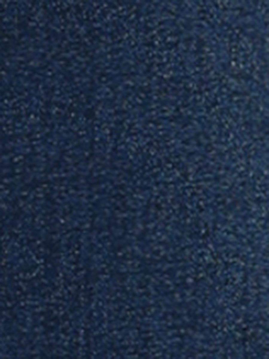 Casual High Waist Back Slit Stretch Denim Midi Skirt