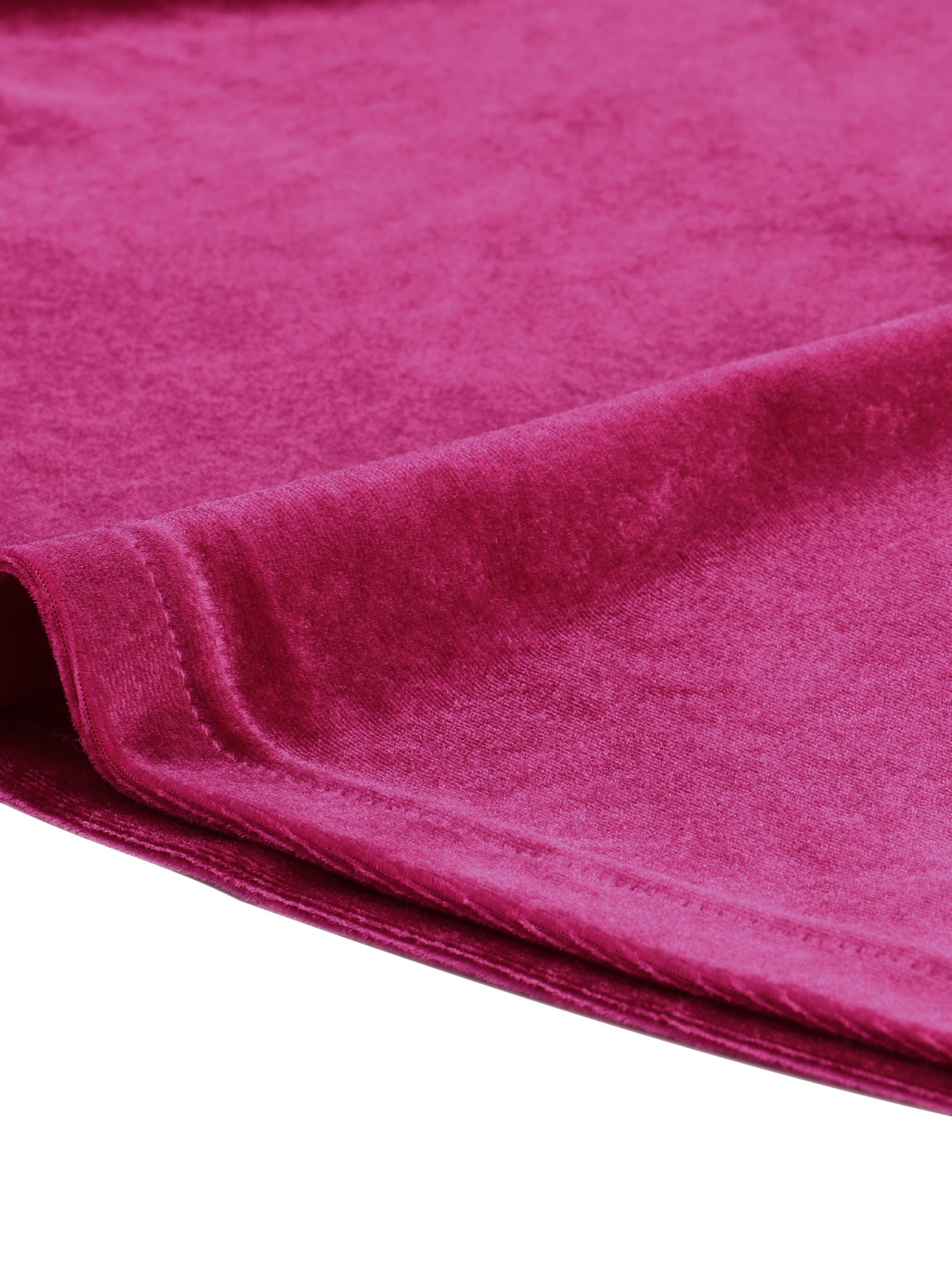 Velvet T-Shirt V Neck Short Sleeve Tee Tops