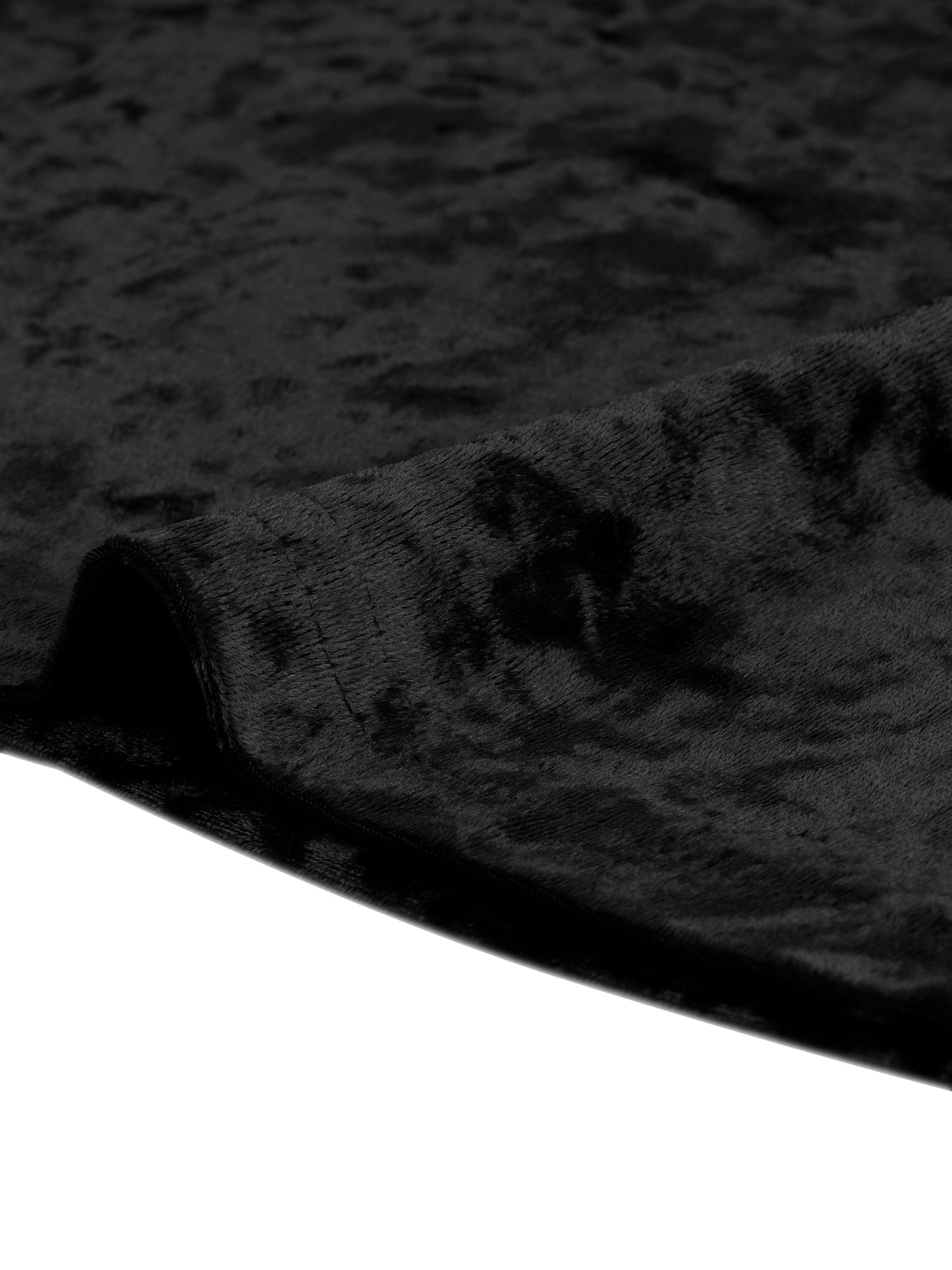 Casual Velvet Top Soft Vintage Crew Neck Long Sleeve T-Shirt