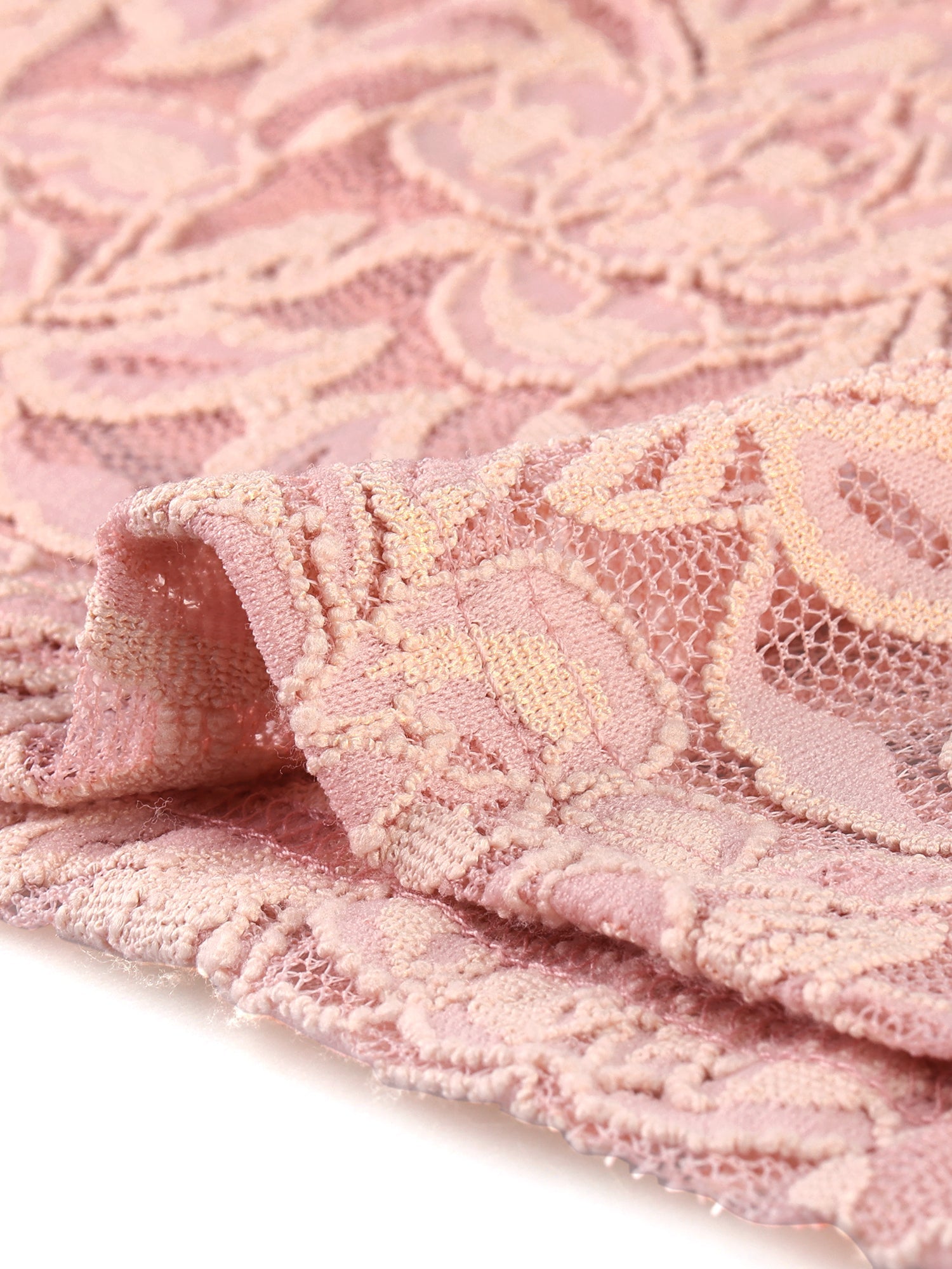 See Through Long Sleeve Turtleneck Sheer Floral Lace Blouse