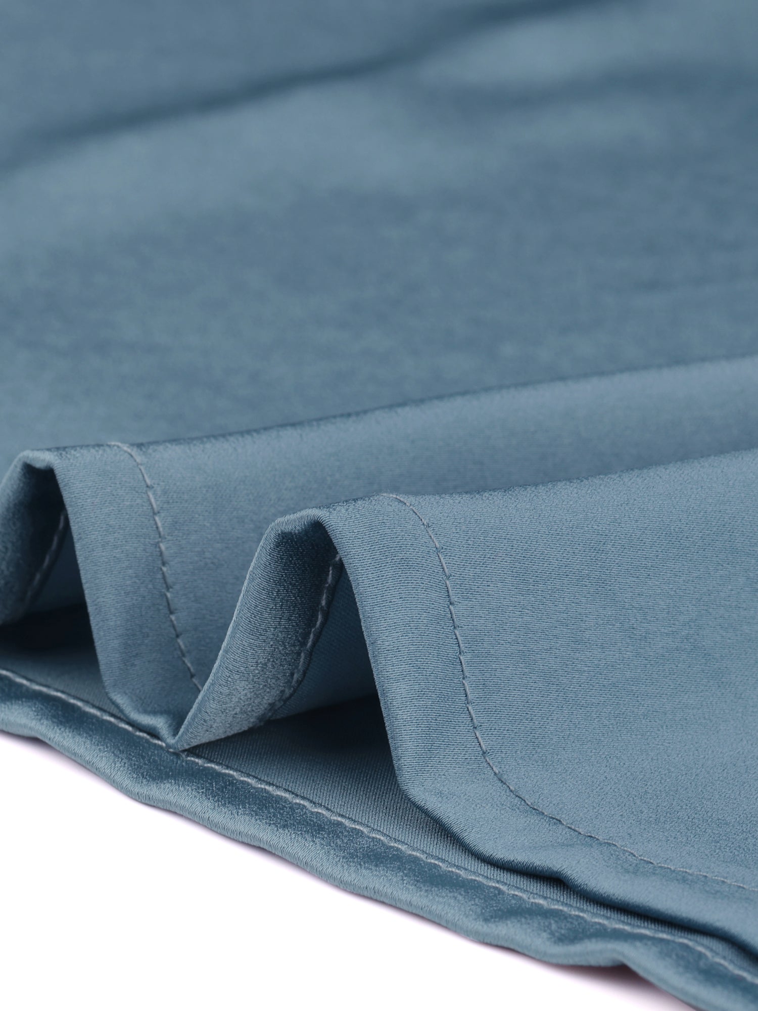 Casual Office Blouse 3/4 Sleeve V Neck Satin Shirt