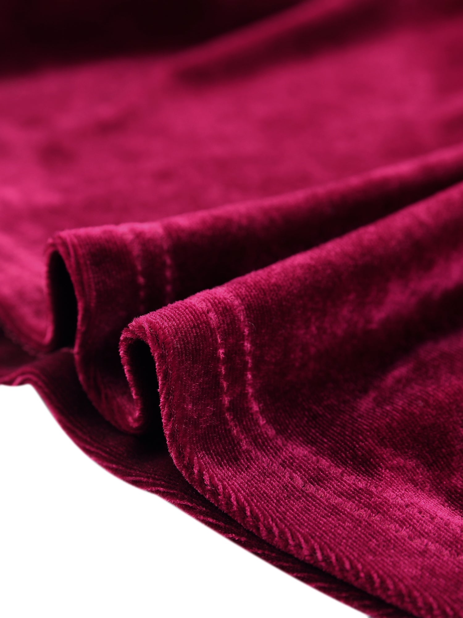 Velvet Blouse Elegant Sweetheart Neck Long Sleeve Peplum Top