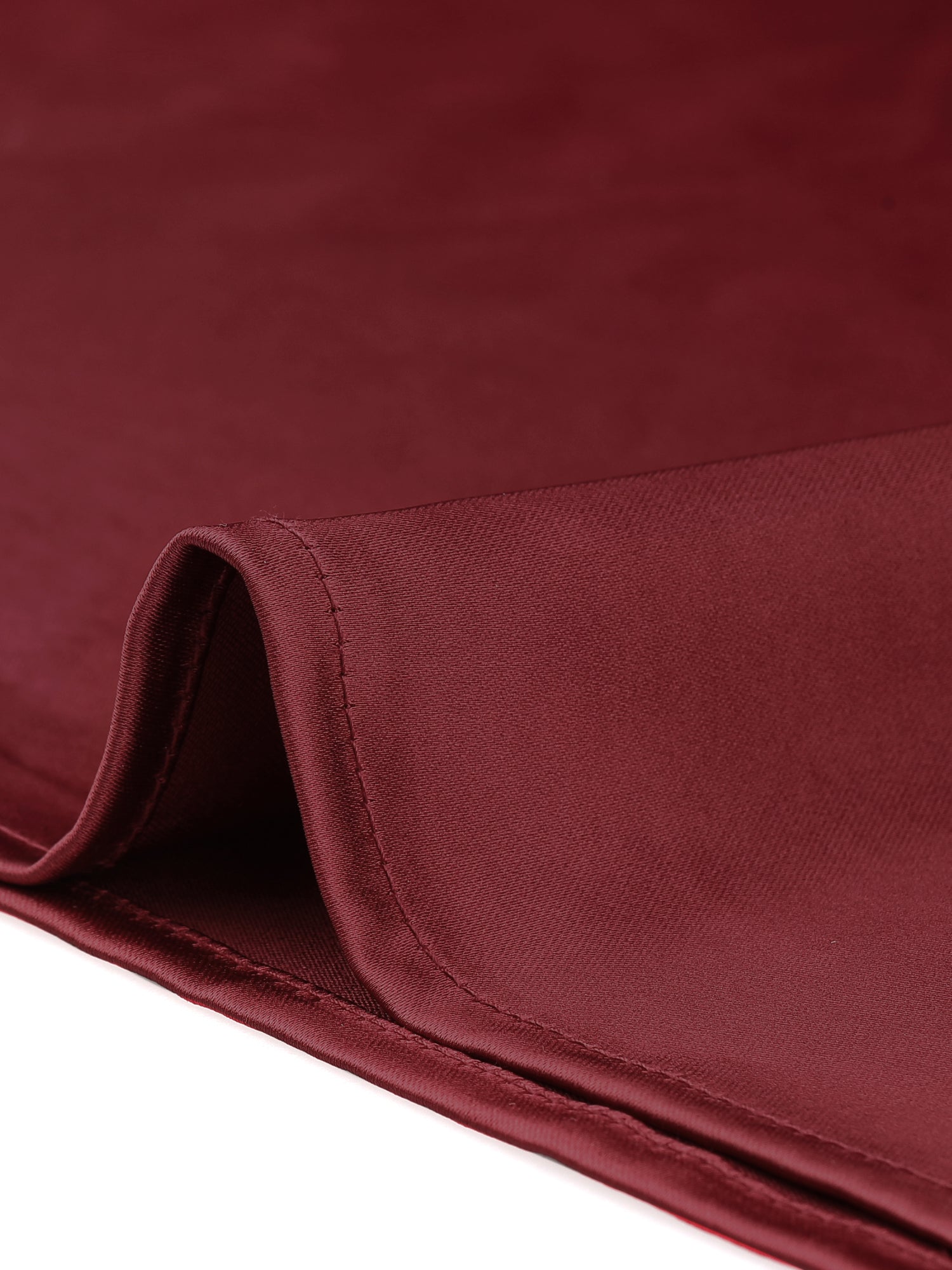 Elegant Satin Sleeveless Tie Knot Mock Neck Solid Work Blouse Top