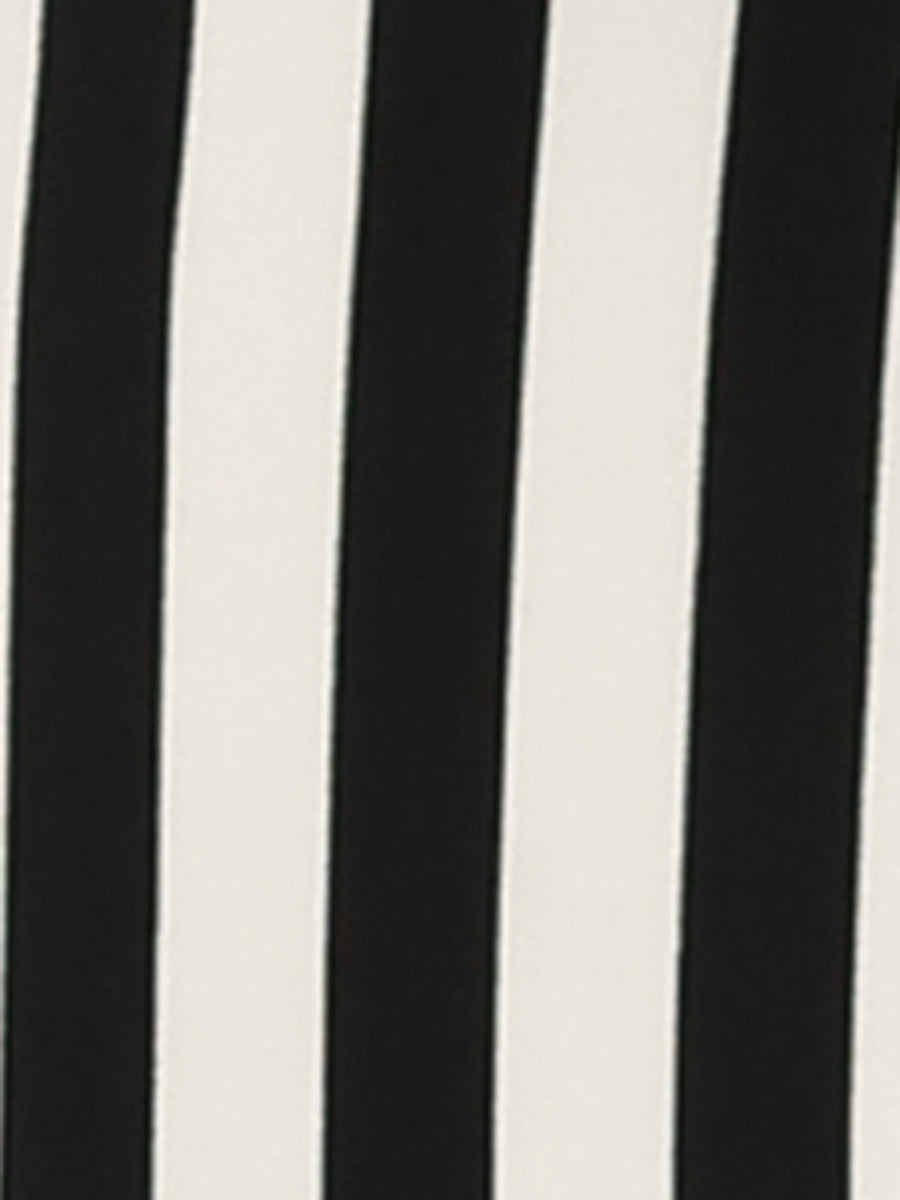 3/4 Sleeve Round Neck Casual Striped T-Shirt