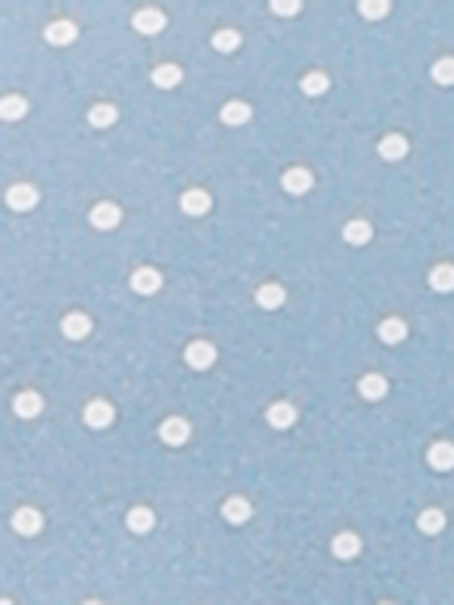Polka Dots Print V Neck Short Sleeve Elegant Work Office Tops