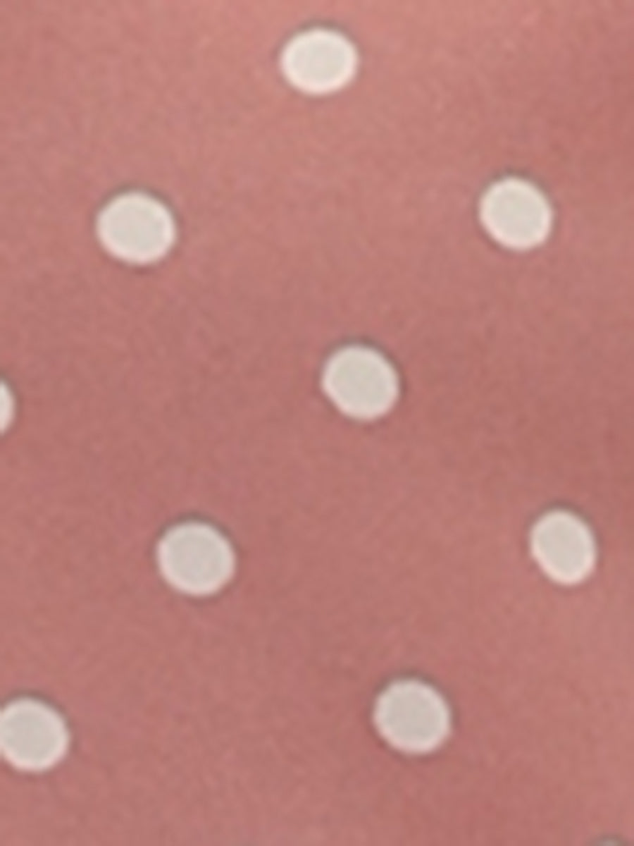 Polka Dots Print V Neck Short Sleeve Elegant Work Office Tops