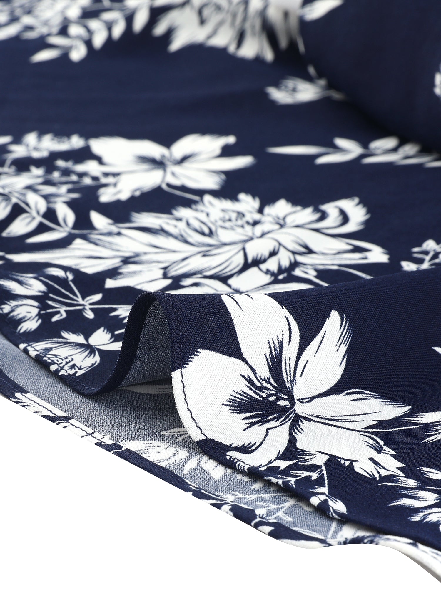 Work flower Print Contrast Panel 2pc Sets Chiffon V Neck Jacket Dress