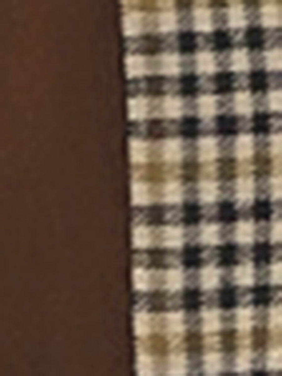 Vintage Waistcoat Vest Plaid Button Down Work Dressy Vests