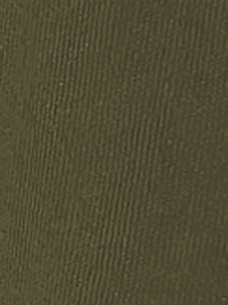High Waist Button Front Belted Corduroy A-Line Midi Skirt