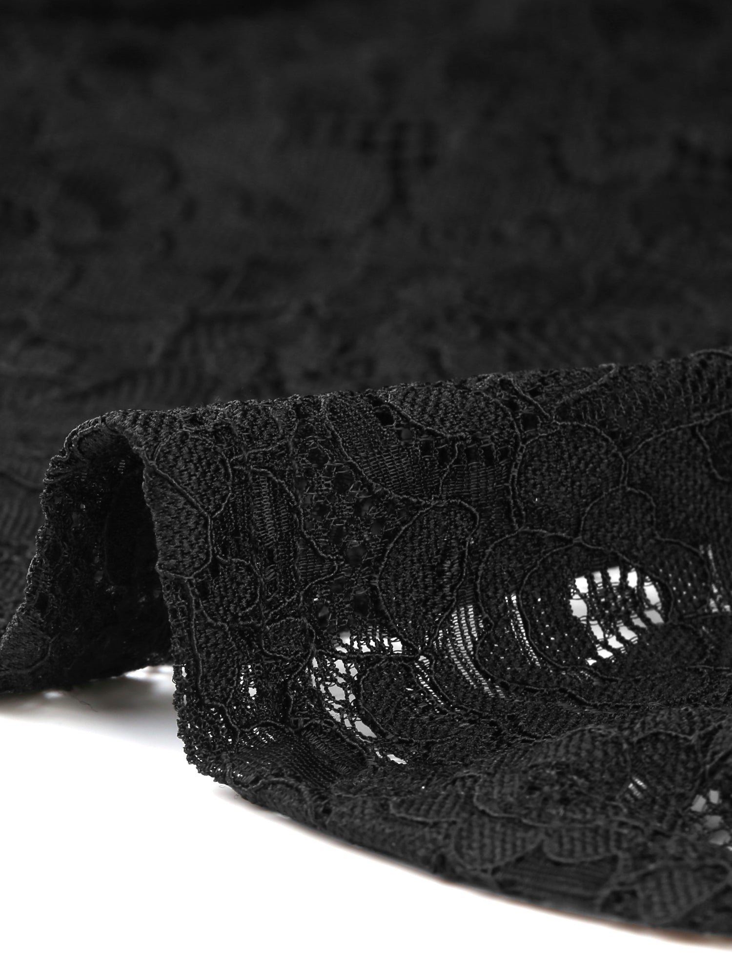 Lace Cardigan Stand Collar Short Elegant Shrug