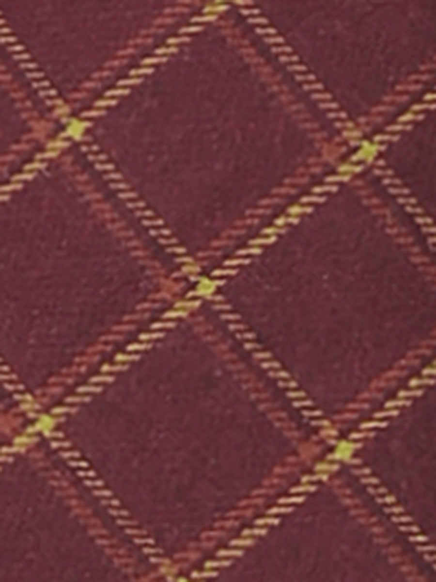 Plaid Tartan Vintage Elastic Waist Knee Length A-Line Skirt