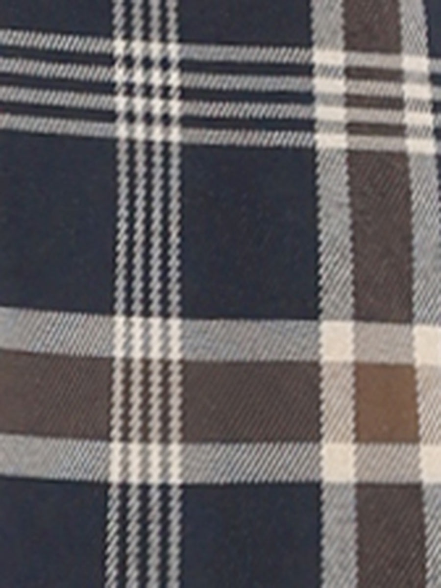 Plaid Notched Lapel One Button Houndstooth Blazer Jacket