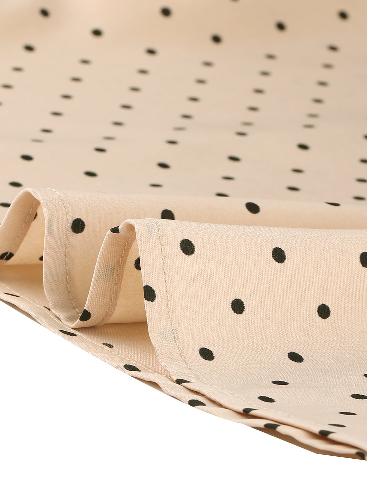 Peter Pan Collar Vintage Polka Dots Short Sleeves Blouse