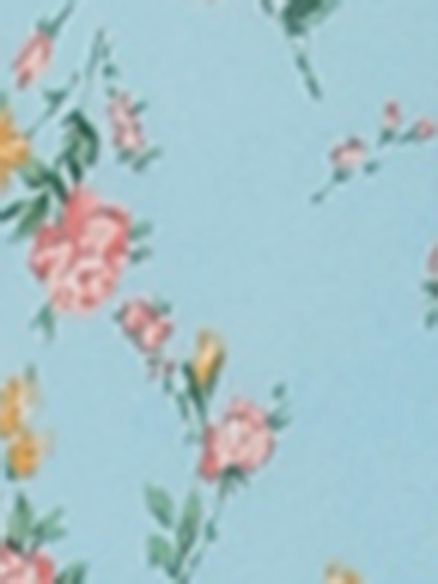 Spaghetti Strap Dress A-Line Smocked Beach Summer Floral Sundress