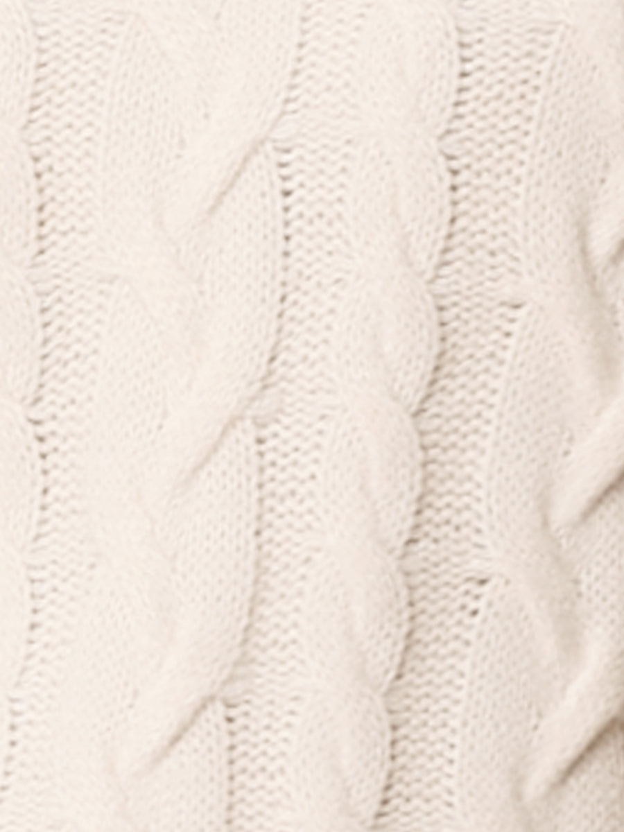 Turtleneck Twist Solid Color Knit Pullover Sweater Vest