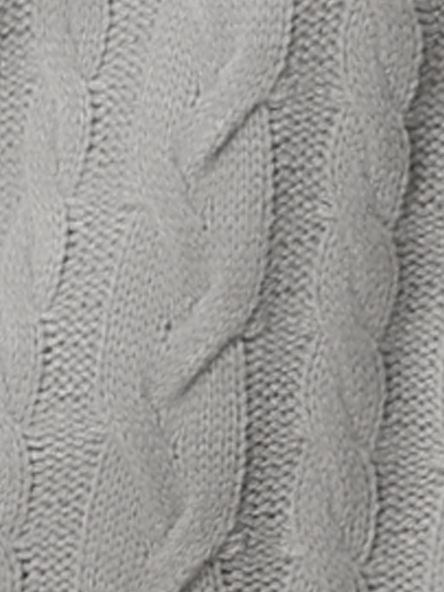 Turtleneck Twist Solid Color Knit Pullover Sweater Vest