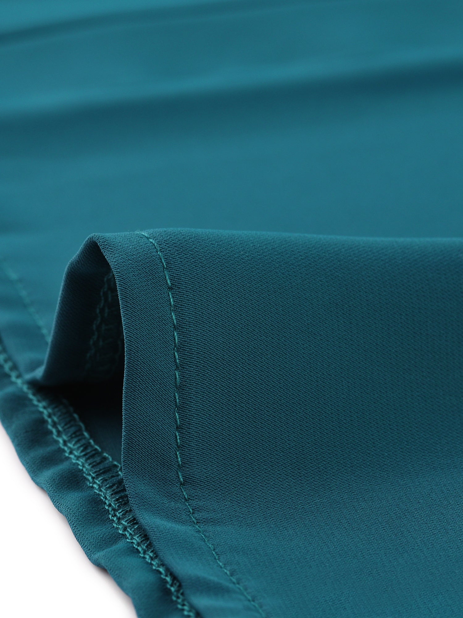 Sleeveless Work Top Pleated Chiffon V Neck Blouse