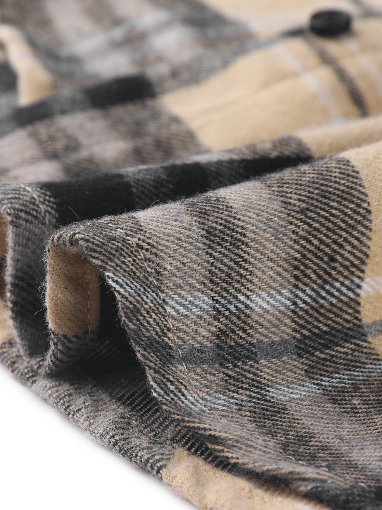 Classic Plaid Button Down Short Sleeve Shirt