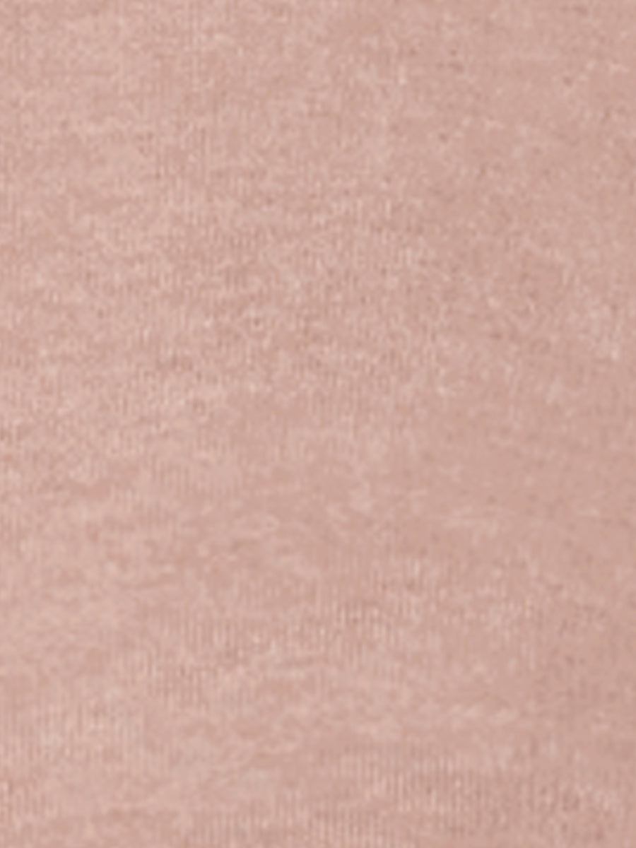 3/4 Sleeve Solid Knitted Button Decor Ruched Blouse