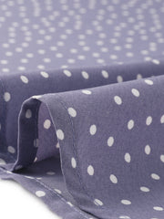 Retro Dots Bow Tie Peter Pan Collar Chiffon Blouse