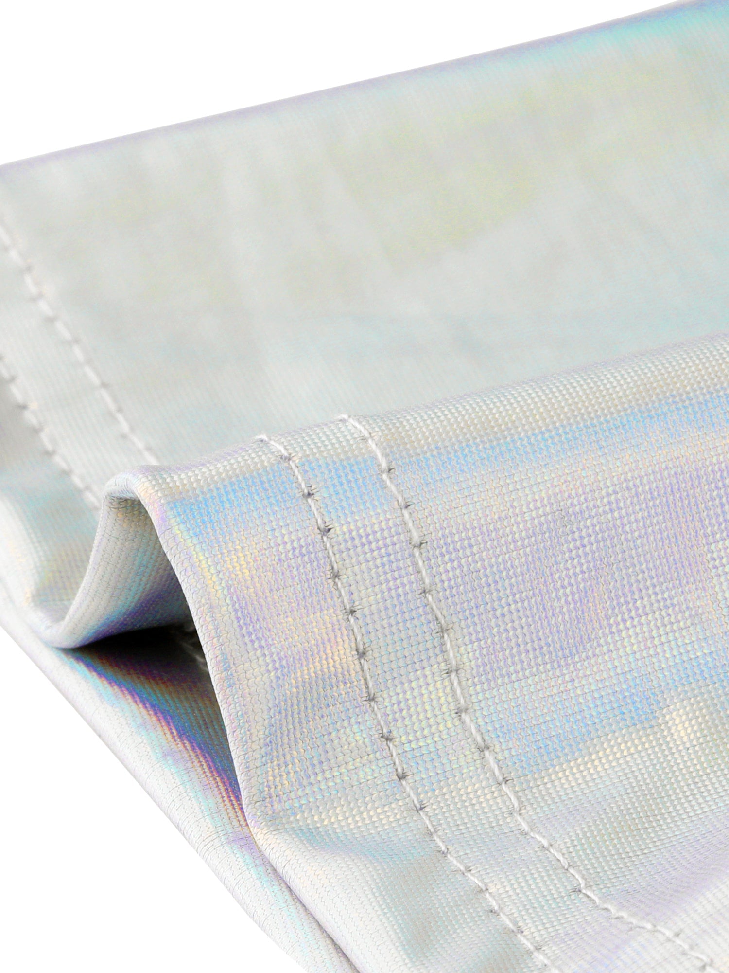 Women's Cropped Bolero Holographic Party Shimmering Shiny Lightweight Metallic Cardigan