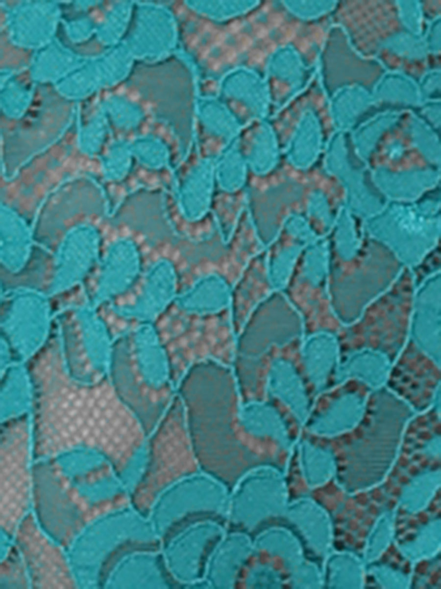 Elegant Sheer Floral Lace Cropped Bolero Shrug