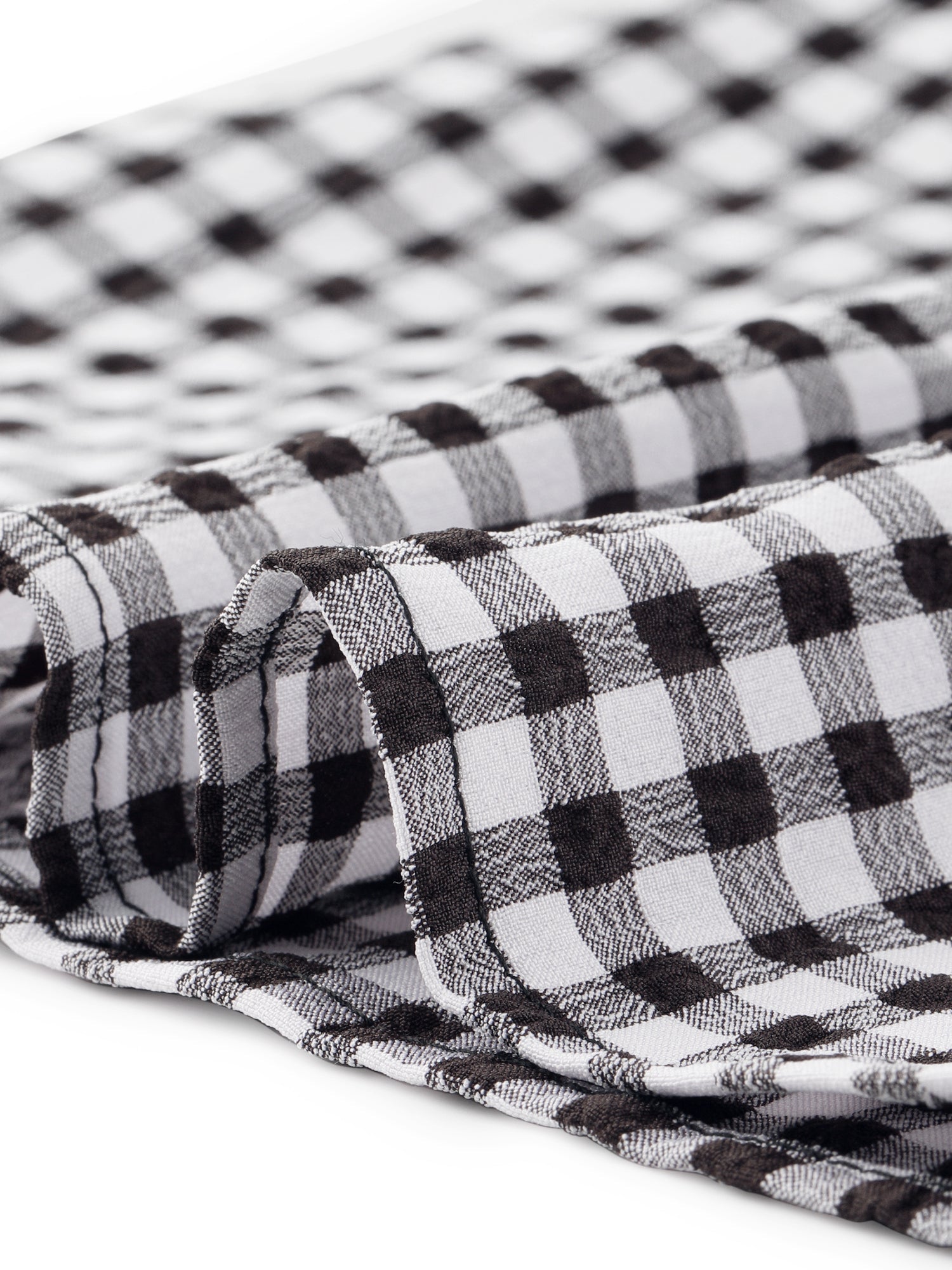 Summer Gingham Tops Square Neck Ruffle Cap Sleeve Blouse