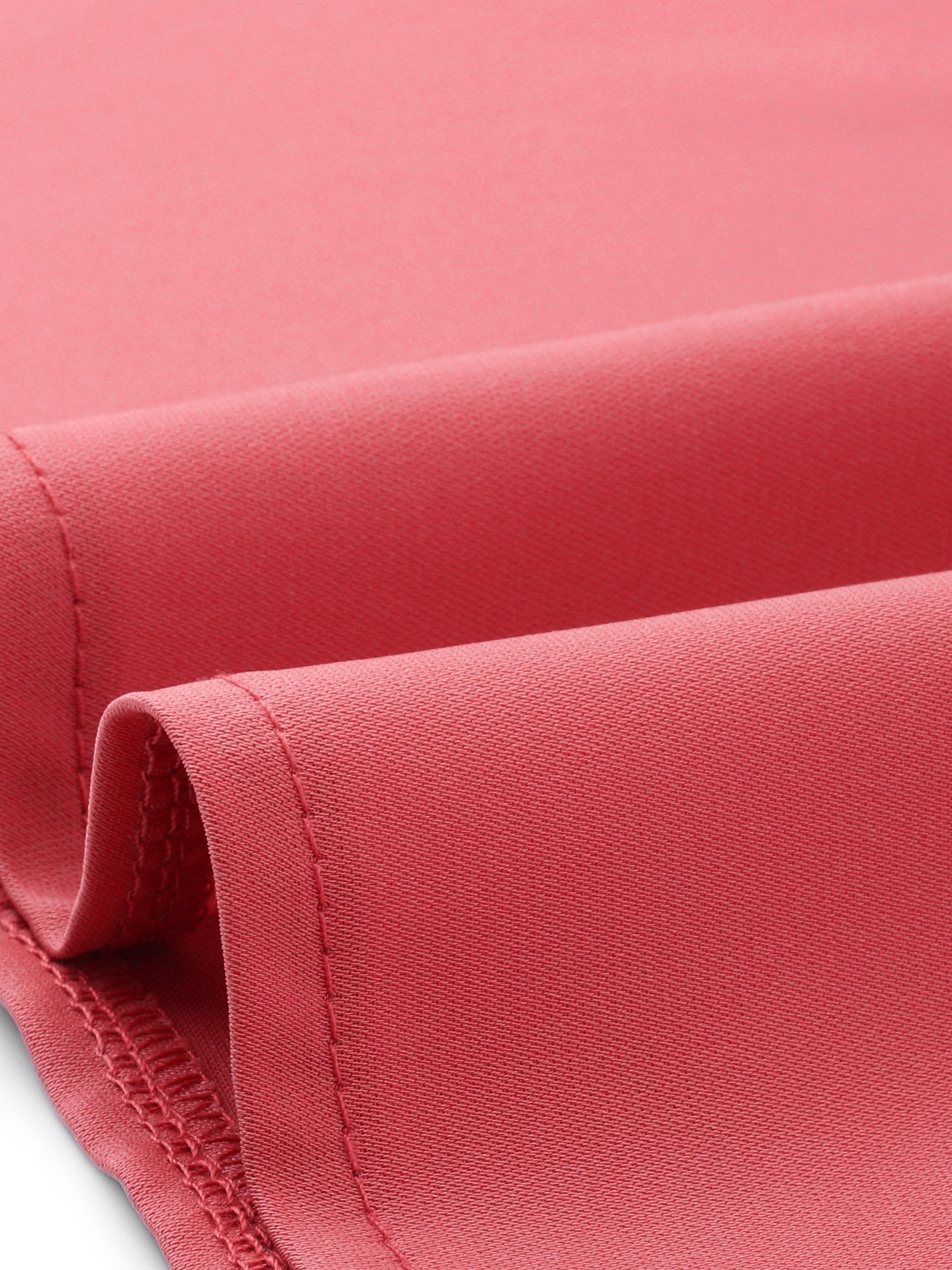 Office Keyhole Pleated Front Ruched 3/4 Sleeve Chiffon Blouse