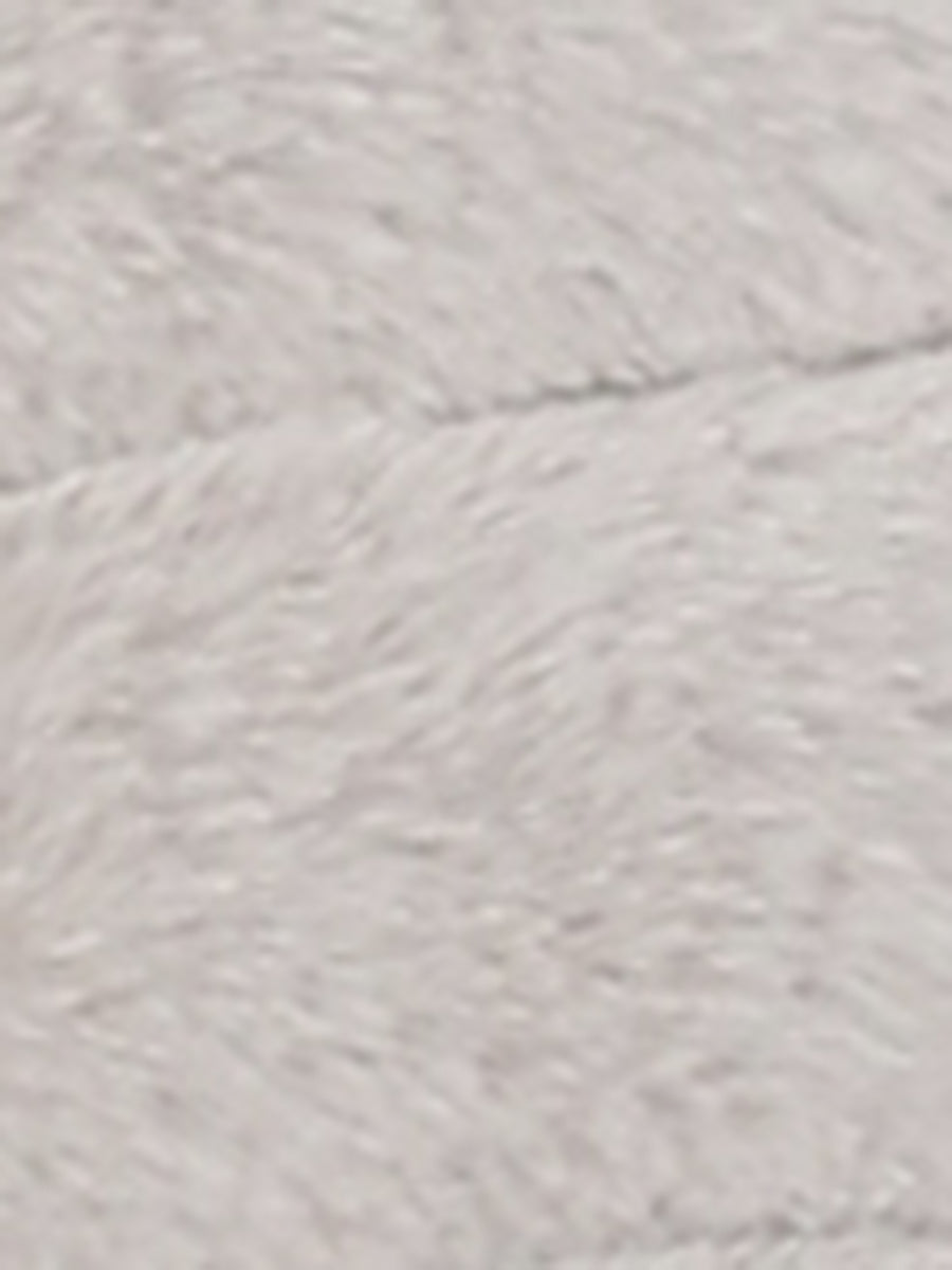 Winter Warm Cropped Collarless Faux Fur Fluffy Jacket