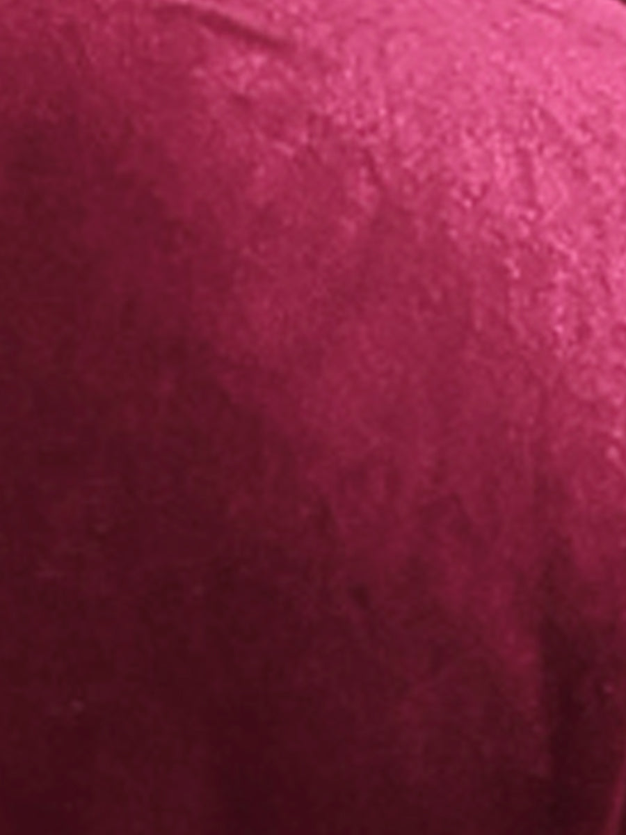 Velvet Blouse Collared Long Sleeve Button Down Shirt Top