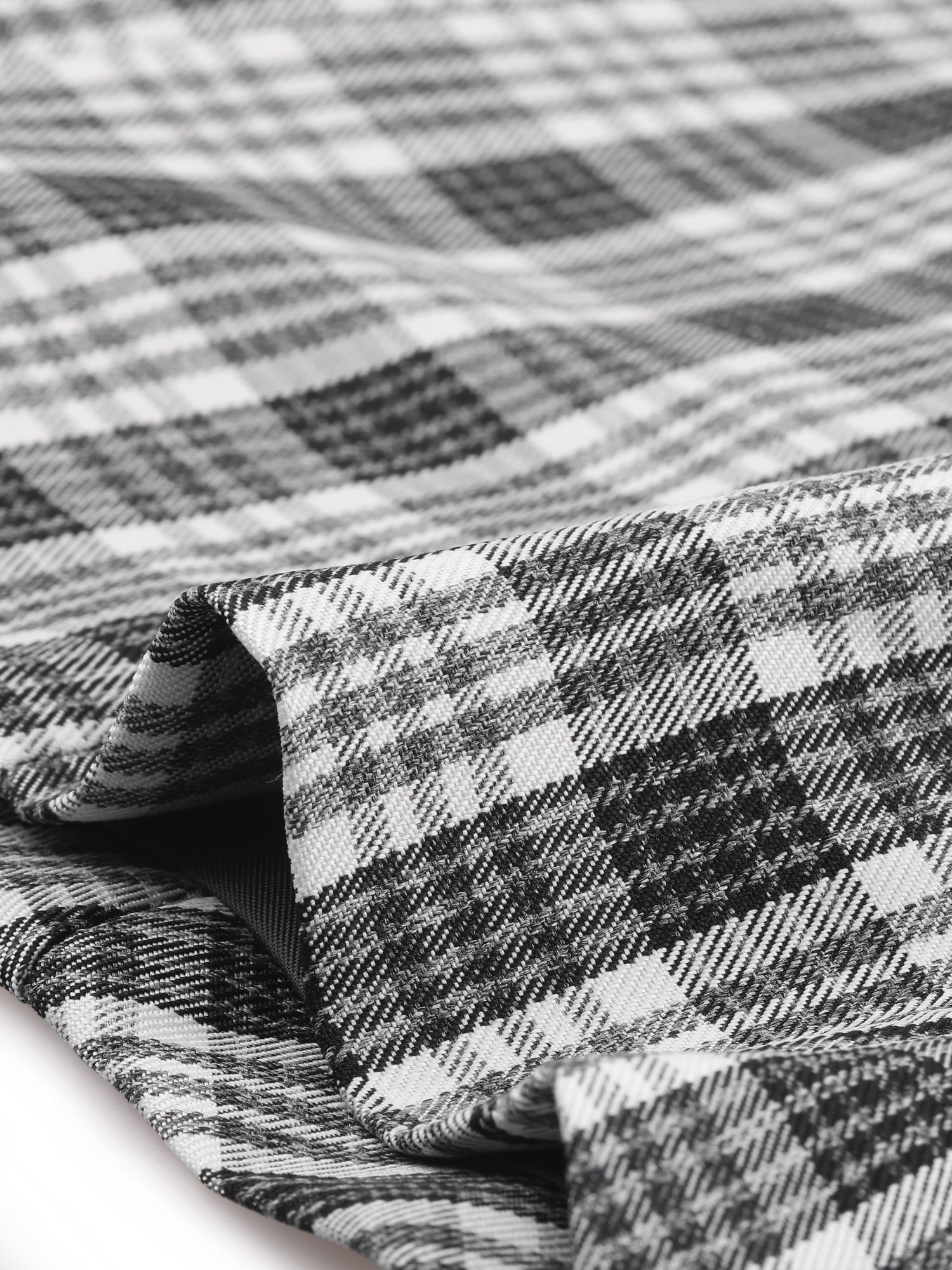 Plaid Waistcoat Notched Lapel Collar Single Breasted Vintage Vest