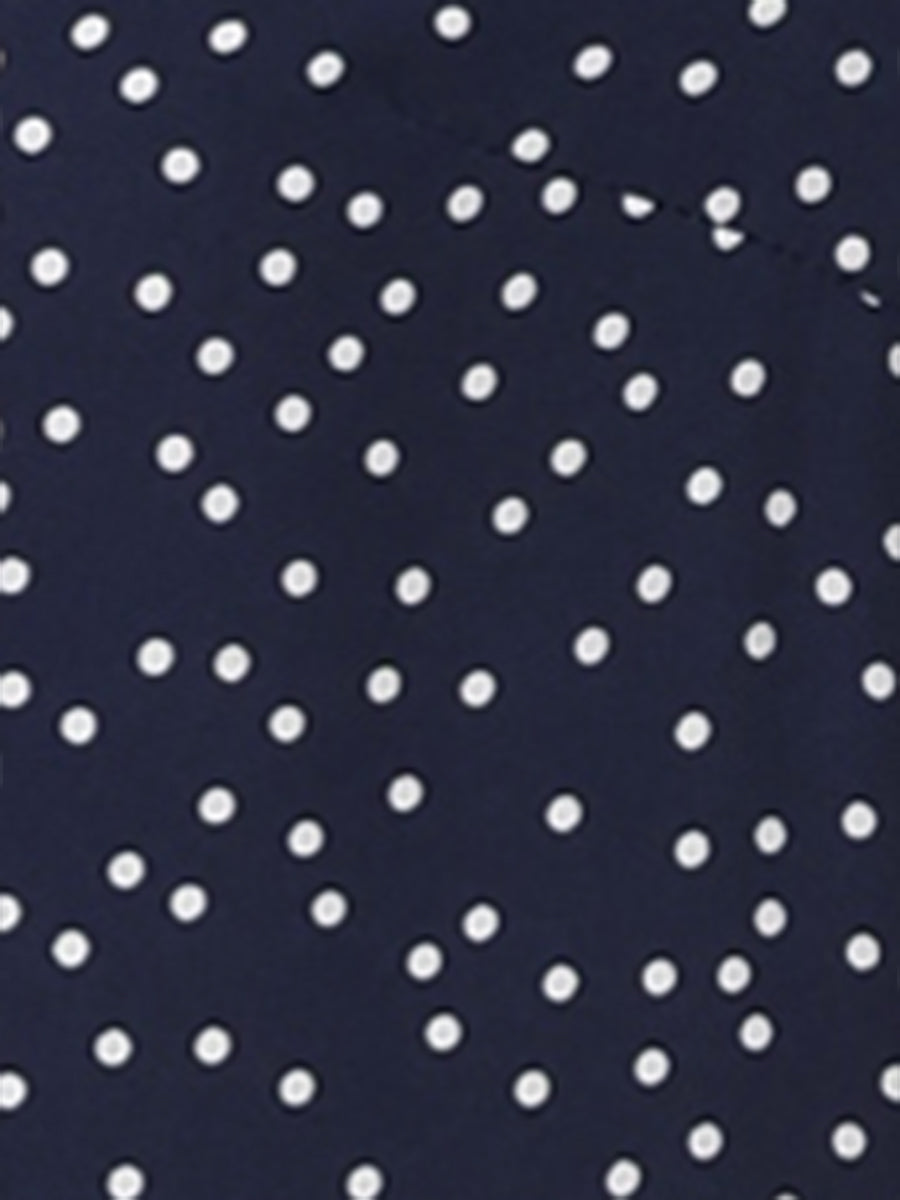 Peter Pan Collar Vintage Polka Dots Short Sleeves Blouse