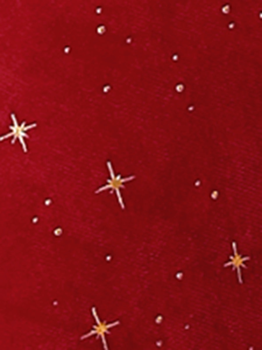 Stars Velvet High Waist Mini Pinafore Overall Suspender Skirt
