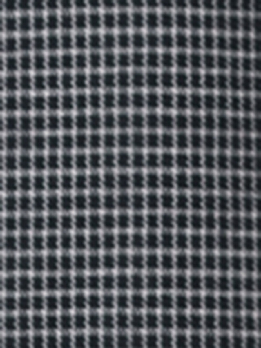 Plaid Sleeveless Fit and Flare Houndstooth Work Dress