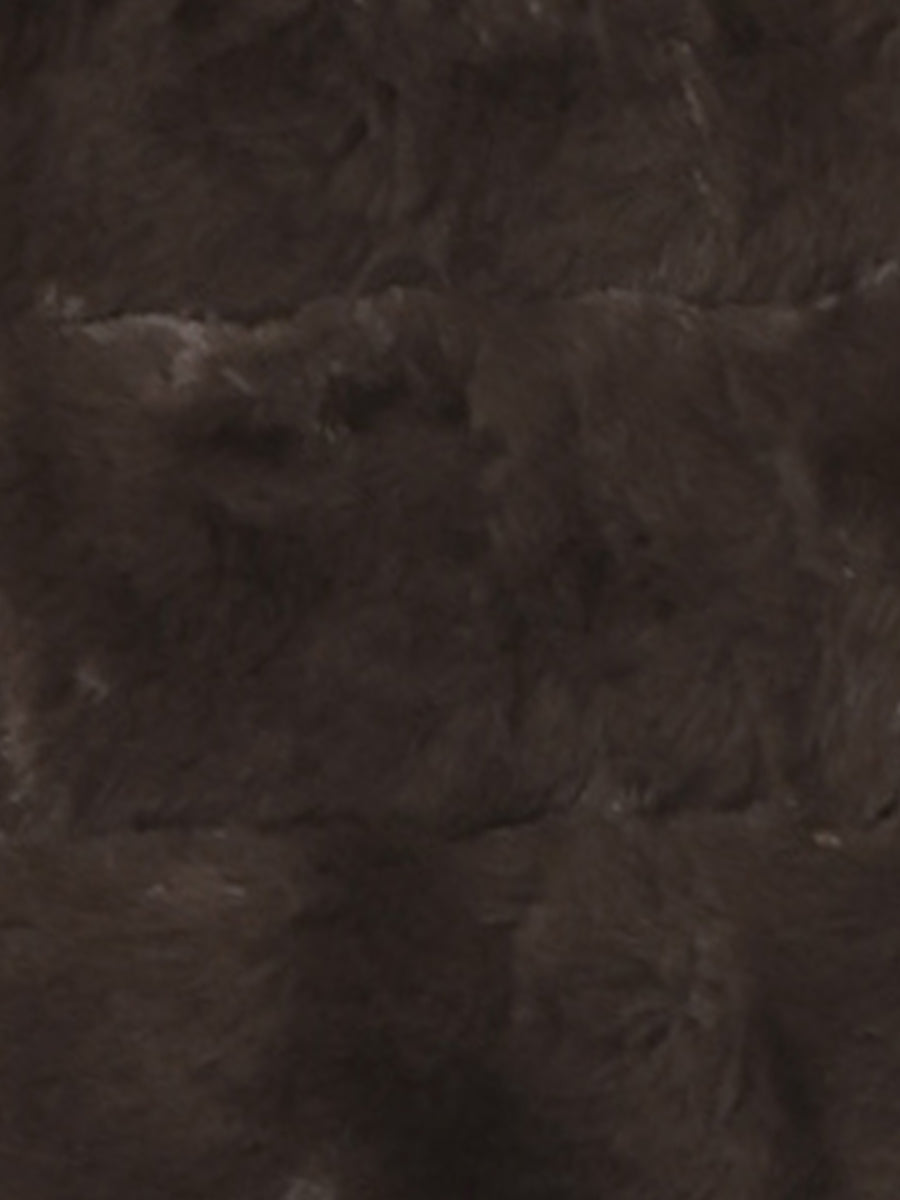 Winter Warm Cropped Collarless Faux Fur Fluffy Jacket