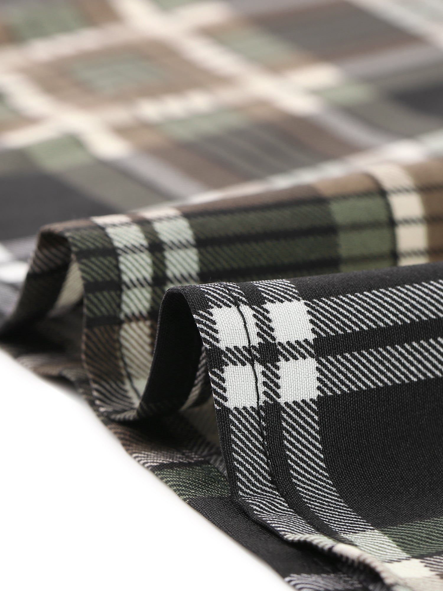 Bow Tie Neck Grid Checks Shirt Office Work Tops Blouse