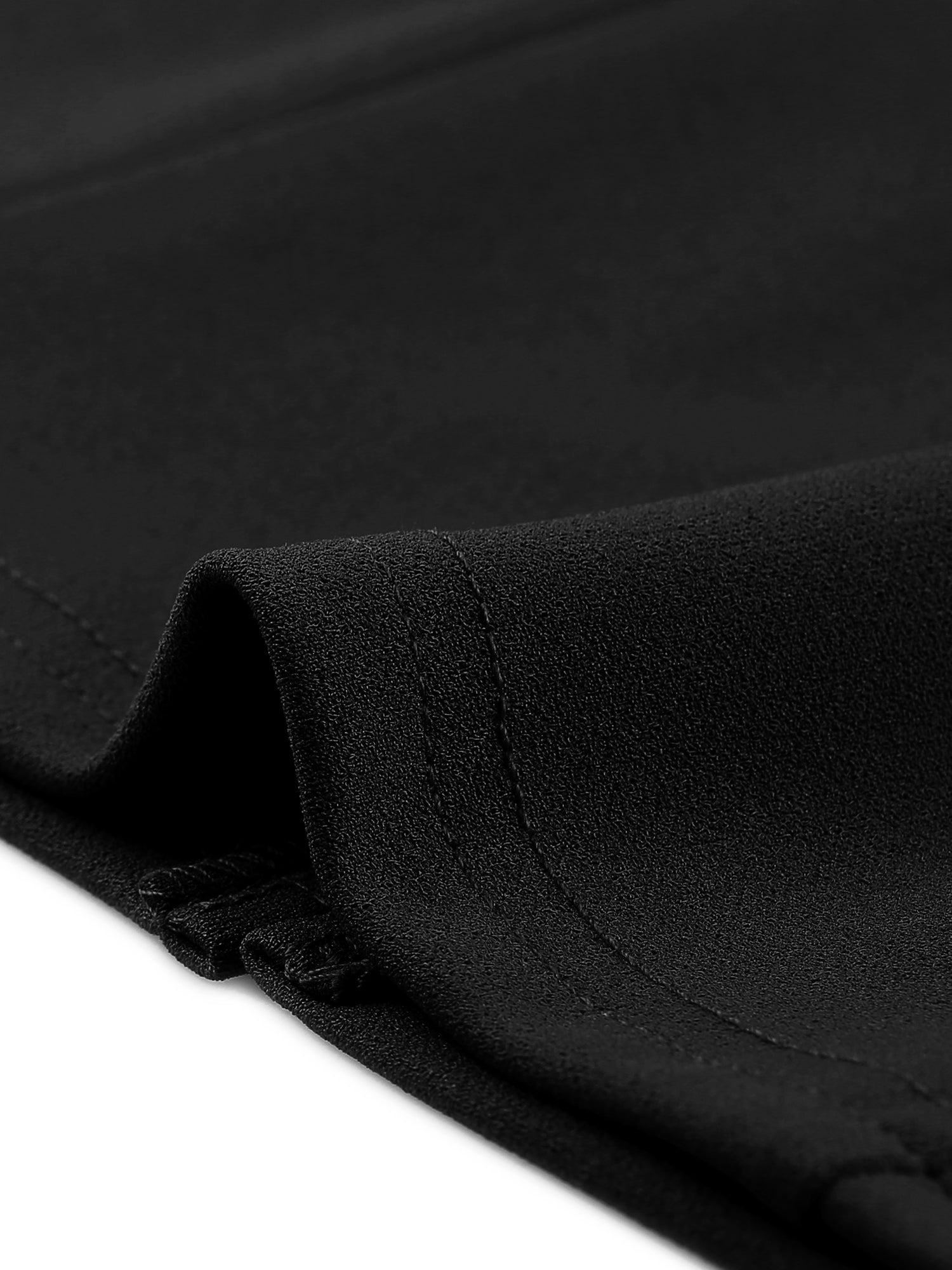 3/4 Sleeve Notch Neck Slim Fit Work Pencil Midi Dress