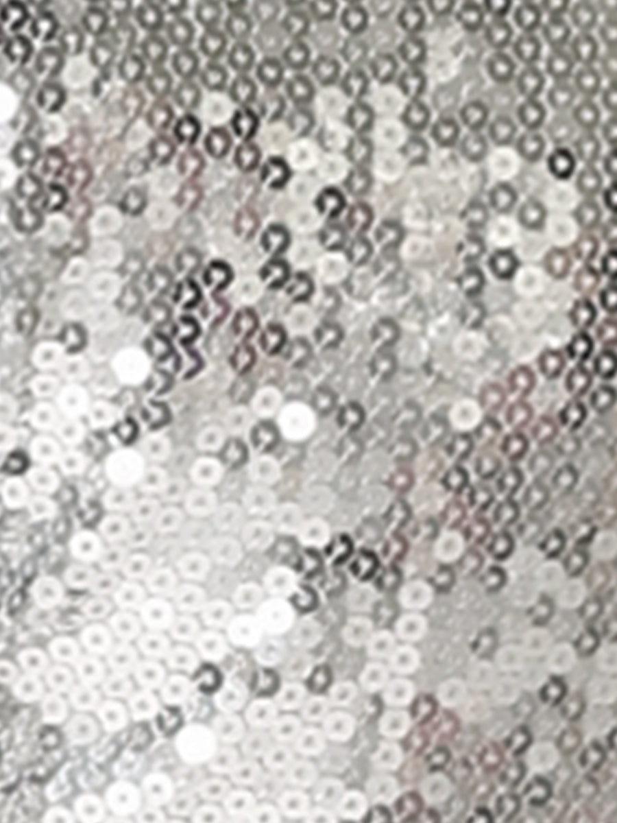 Women's Sequin Jacket Sparkly Party Long Sleeve Open Front Crop Bolero Shrug Cardigan