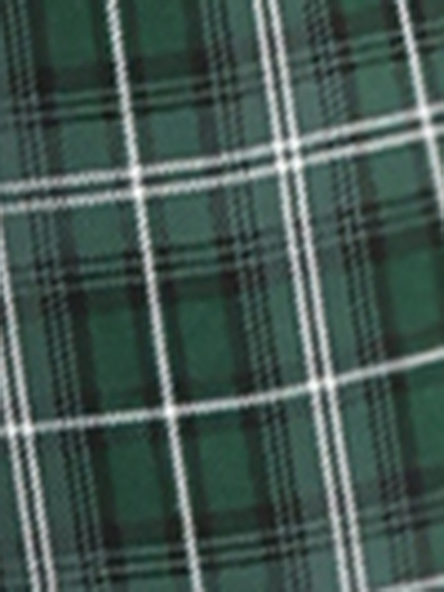 Plaid Elastic Waist Casual Work Office Long Pants